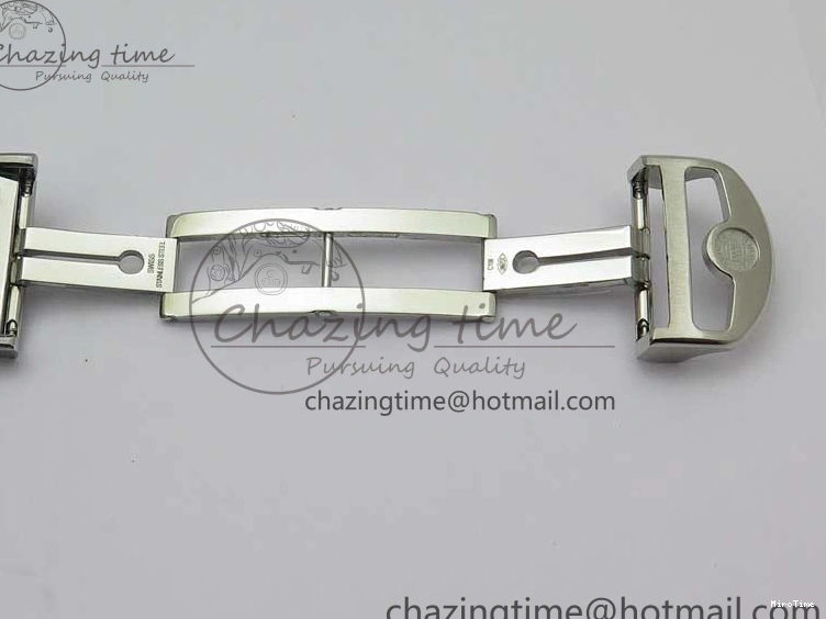 MIROTIME 0201 Original Portuguese IW358304 ZF 1:1 Best Edition SS White Dial RG Markers on Leather Strap A 7077